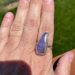 Purple Jelly Boulder Opal